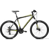 Велосипед Kross Hexagon X2 Disc black/lime matte (2016)