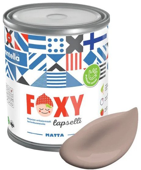 

Краска Finntella Foxy Lapselli Matte Mussu F-50-1-1-FL224 0.9 л (бежевый (кремовый))
