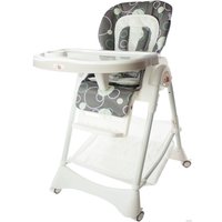 Высокий стульчик ForKiddy Podium 0+ 2021 (серый/круги)
