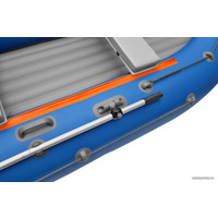 Моторно-гребная лодка Roger Boat Trofey 3300 (без киля, синий/оранжевый)