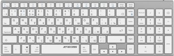 Клавиатура Jet.A SlimLine K1 BT (серебристый)