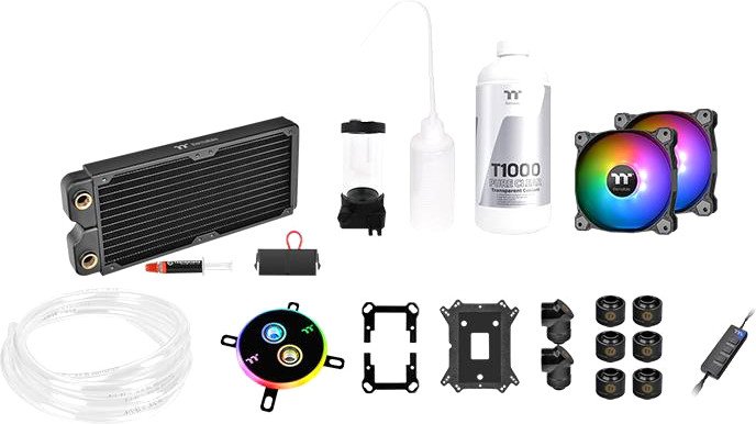 

Система жидкостного охлаждения для процессора Thermaltake Pacific C240 DDC Soft Tube Water Cooling Kit CL-W249-CU12SW-A