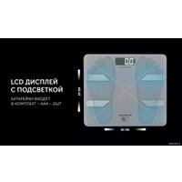 Умные напольные весы Polaris PWS 1898 IQ Home (серый)