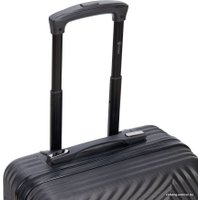 Чемодан-спиннер Torber T1919S 55 см (черный)