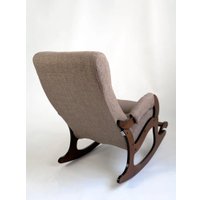 Кресло-качалка Glider Аоста (светло-коричневый/орех антик)