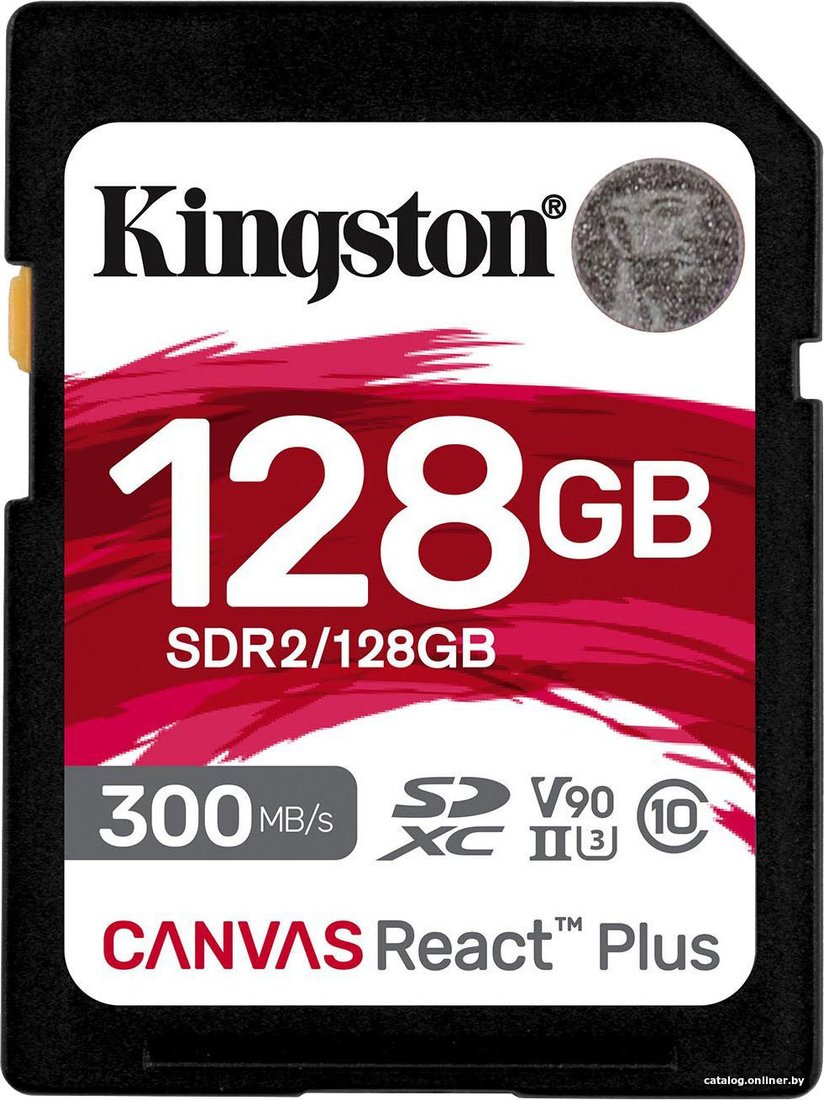 Карта памяти Kingston Canvas React Plus SDXC 128GB SDR2/128GB