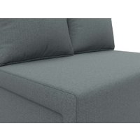 Диван Лига диванов Лагуна 125933 (рогожка амур серый)