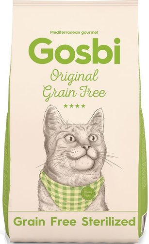 Сухой корм для кошек Gosbi Original cat grain free sterilized 7 кг