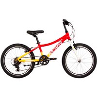Детский велосипед Novatrack Katrina 6 V 2025 20AHV.KATRINA.YRD5 (желтый/красный)
