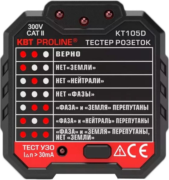 

Тестер КВТ KT105D