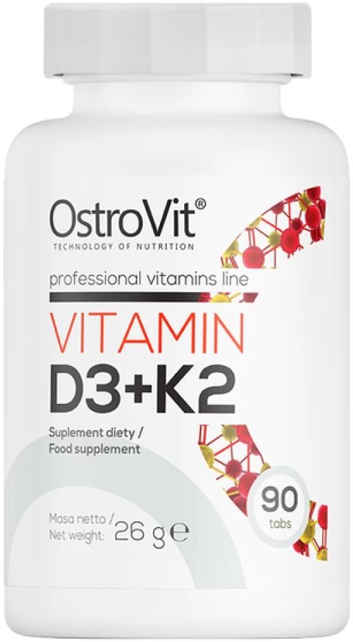 

Витамины, минералы OstroVit Vitamin D3 (2000) + K2 (90 таблеток)