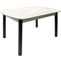 Кухонный стол ВВР ЛДСП (камень светлый/черный 110/70)