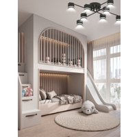 Припотолочная люстра Aitin Pro X4512/8 (черный)