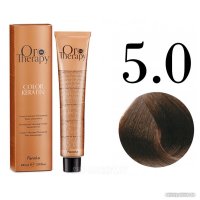 Крем-краска Fanola ORO Therapy Color Keratin 5.0 светло-каштановый 100 мл