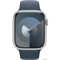 Ремешок Apple Sport Band MT3Q3 (45 мм, грозовой синий, размер S/M)