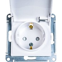Розетка Systeme Electric AtlasDesign ATN000146 + ATN000101 (белый/белый)