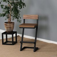 Стул Millwood Оберг полубарный (дуб табачный крафт/черный)