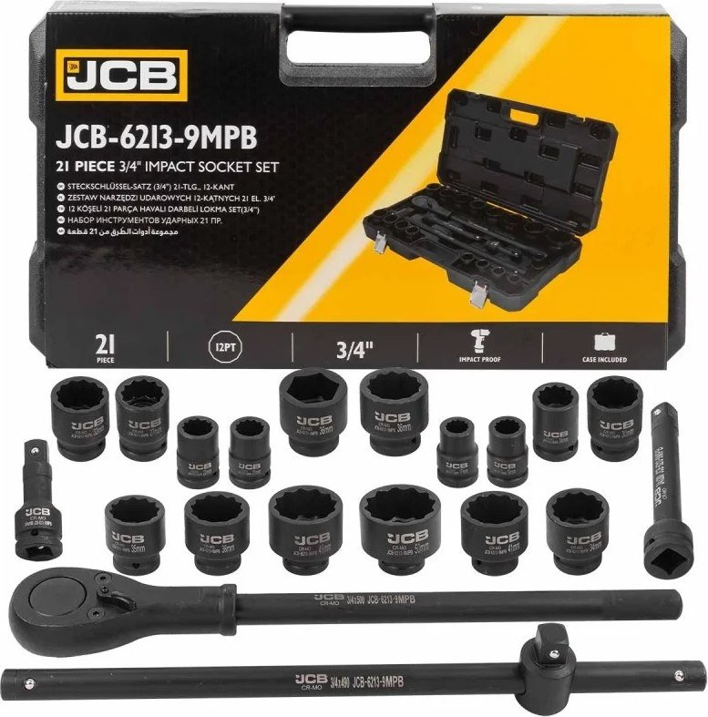 

Универсальный набор инструментов JCB 6213-9MPB (59076)