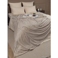 Плед Tex Republic Deco Кубики Фланель 200x220 93255 (бежевый)