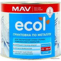 Алкидная грунтовка Ecol ГФ-021 (2.4 л, светло-серый)