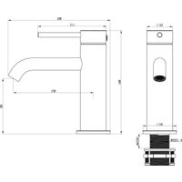 Смеситель Oliveeka 88139017 (черный)