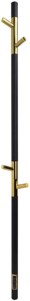 

Полотенцесушитель Gloss & Reiter Primum E2.L.15x140.H4 (черный/золото, таймер)