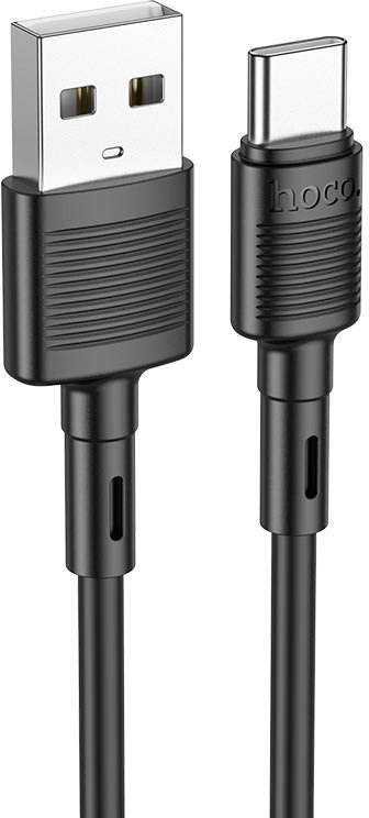 

Кабель Hoco X83 USB Type-A - USB Type-C (1 м, черный)
