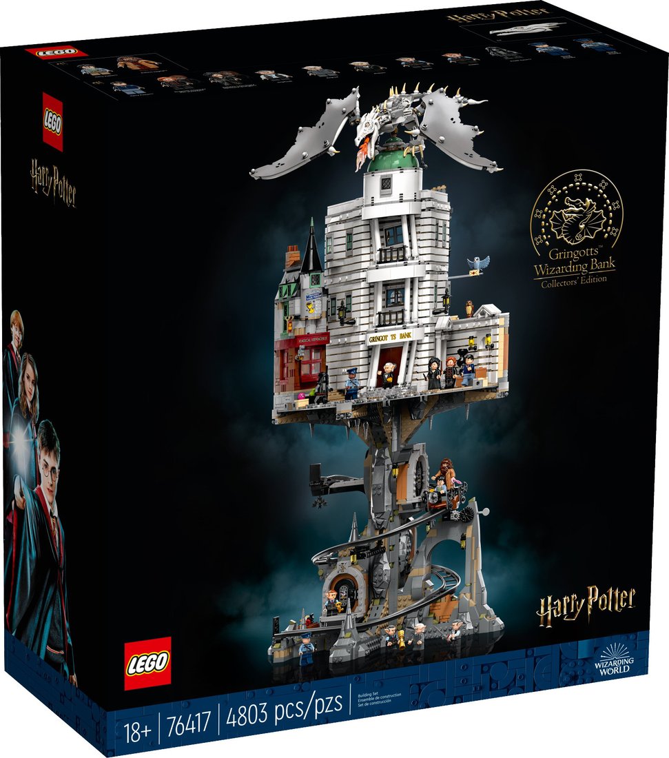 

Конструктор LEGO Harry Potter 76417 Волшебный банк Гринготтс: Коллекционное издание