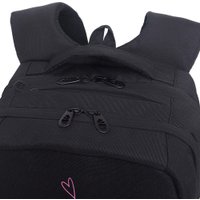 Школьный рюкзак Grizzly RG-666-5 (черный/розовый)