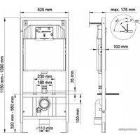 Инсталляция для унитаза Berges Wasserhaus Novum R2 040222