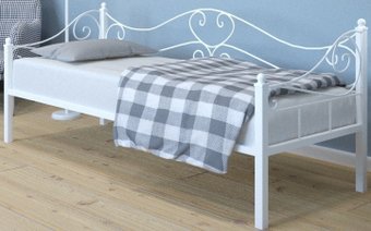 ИП Князев Валенсия 90x200 (белый муар)