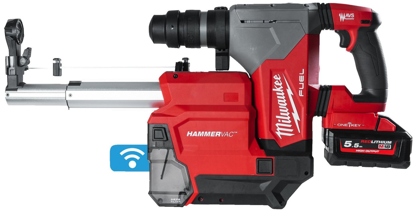 

Перфоратор Milwaukee M18 ONE FHX DEL-552C Fuel 4933478506 (с 2-мя АКБ, кейс)