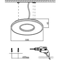 Припотолочная люстра Sonex Altair 7718/52L