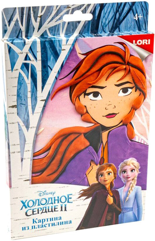 

Набор для лепки Lori Картина из пластилина Disney. Холодное сердце-2 Анна Пкд-015