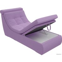 Элемент модульного дивана Лига диванов Холидей люкс 105641 (микровельвет, сиреневый)