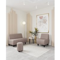 Интерьерное кресло MONOFIX Буно кресло (велюр/светло-коричневый №22)