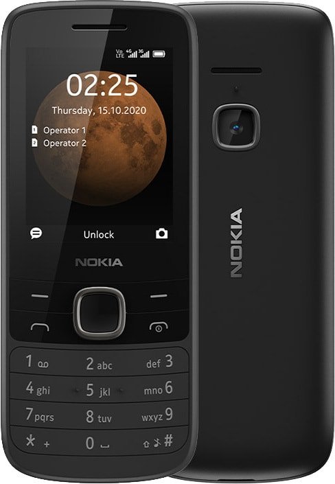 

Телефон Nokia 225 4G TA-1276 (черный)