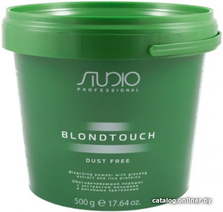 Обесцвечивающая пудра Kapous Professional Dust Free экстракт женьшеня и рисовые протеины 500 г