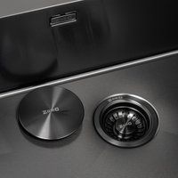 Кухонная мойка ZorG ZRN 5055 Premium PVD Gunblack