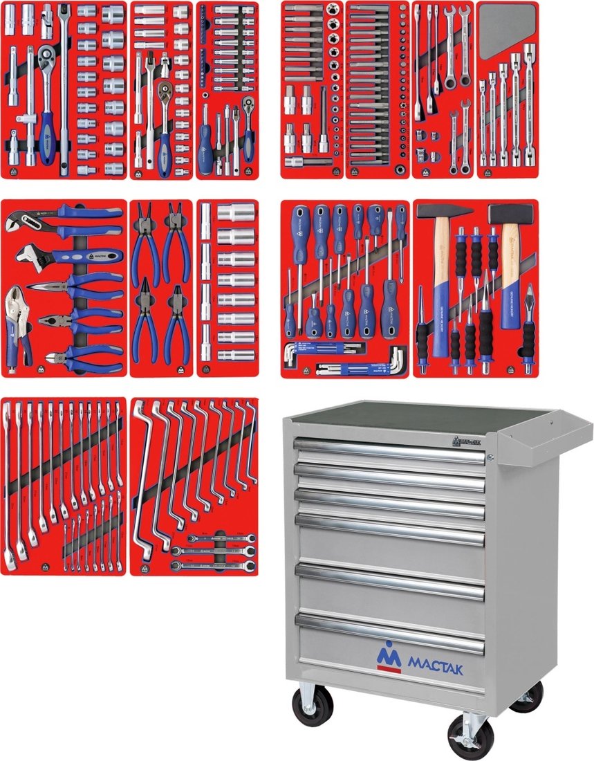 

Универсальный набор инструментов Мастак 52-06270G (270 предметов)