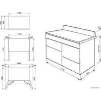 Кухонная плита Smeg TR4110GR