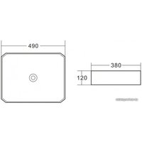 Умывальник BelBagno BB1386