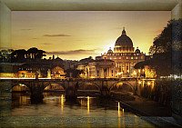 Картина Декарт Венеция городской пейзаж 8Л0472 (в раме)