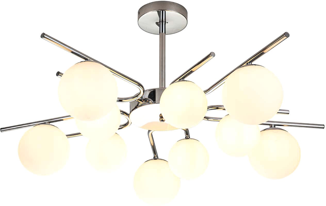 

Люстра средней высоты Escada Sphere 642/10P G9*40W Silver