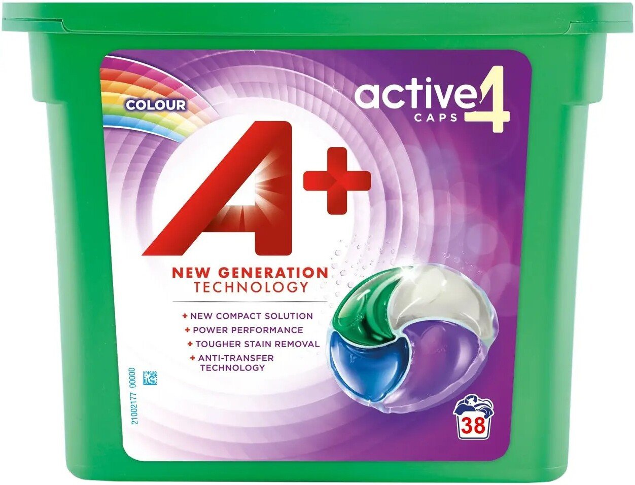 

Капсулы для стирки A+ Colour (38 шт)