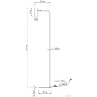 Торшер Moderli Fine V11003-FL