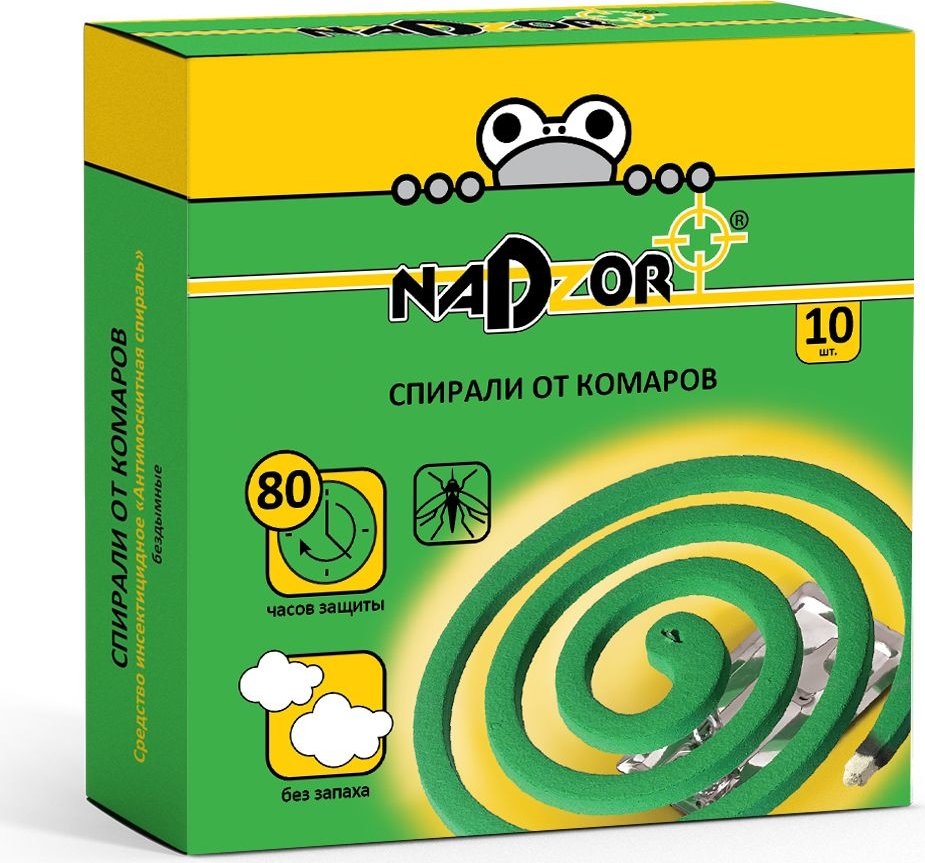

Спираль от насекомых Nadzor От комаров 10 шт