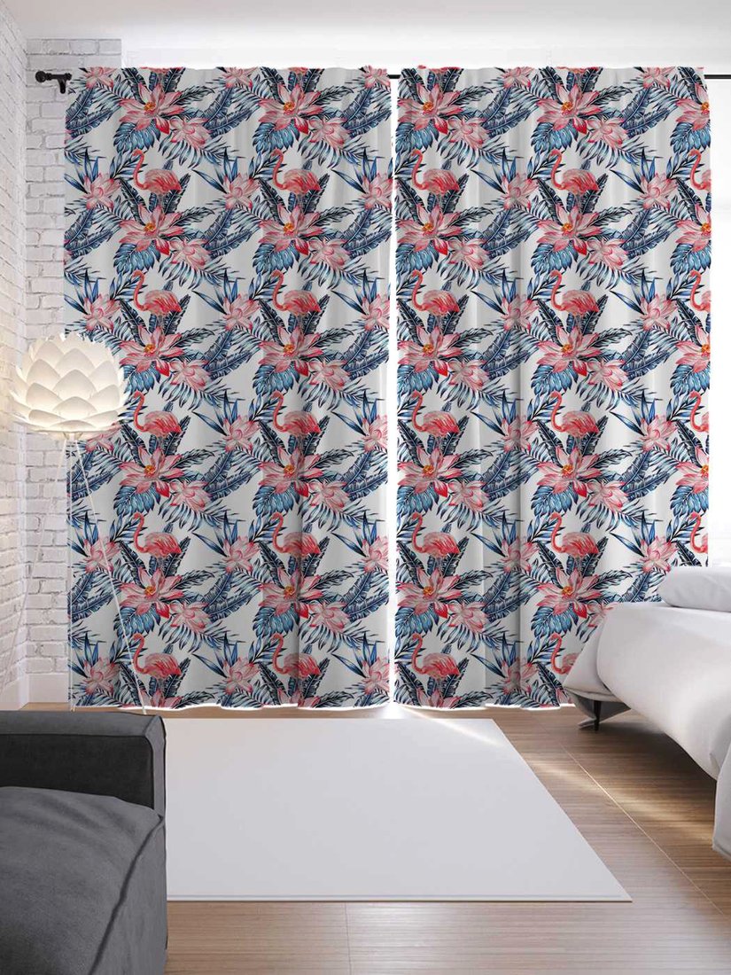 

Комплект штор JoyArty Тропические листья 2.9x2.65 м (2 шт)