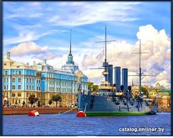 Алмазная мозаика  Алмазная Живопись Крейсер Аврора АЖ-1955