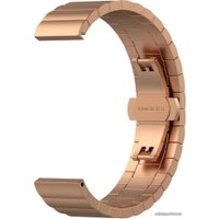 Браслет Rumi Snake металлический блочный 20 мм (красное золото)